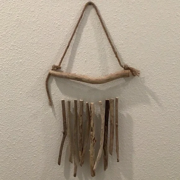 Driftwood Art, Driftwood Wind Chime , Mobile, Driftwood Coastal Decor - Picture 5 of 9